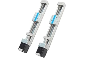 FUYU FSK30J 2 Pieces Mini-Linearführungsschiene Kugelumlaufspindel Linearantrieb linearer kleiner CNC Nema-11 Schrittmotor 50mm Hub