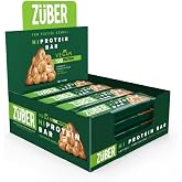 Z&uuml;ber Vegan Fıstık Ezmeli Y&uuml;ksek Protein Bar 45g x 12 Adet