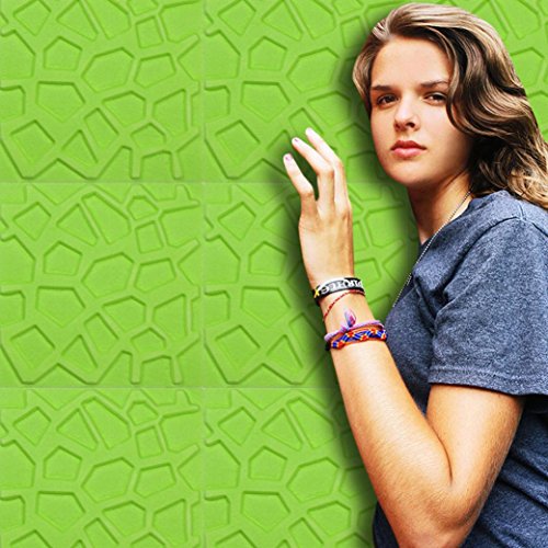 Preisvergleich Produktbild sunnymi Wand Wandsticker Wandtattoo Für Kinderzimmer Babyzimmer Wandaufkleber Schlafzimmer / PE Schaum 3D Tapete DIY Mädchen Junge Wanddeko Baby Kinder (Unregelmäßiges Netz, grün)