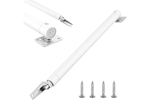 Scoutteemo Door Closer for Interior Door Gate Spring Closer Overhead Door Closers Door Damper Garden Gate Closer for Wooden Gate, Surface Mounted, Spring Loaded Door