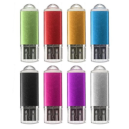 FEITONG 1GB USB 2.0 Metall Flash Memory Stick Speicher Thumb U Festplatte (Lila) - 6