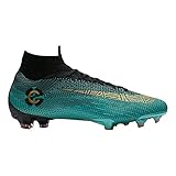 Unisex Nike Herren Mercurial Superfly VI Elite CR7 FG Fußballschuhe, Grün/Schwarz 390, 40.5 EU