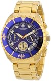 Constantin Durmont Herren-Armbanduhr XL Seawolf Chronograph Quarz Edelstahl CD-SEAW-QZ-GDGD-GDBL-BL