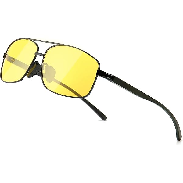 Lunettes De Soleil CLANDESTINE B-Pilot 18 Gold Dark Green - Style Rétro, Nylon HD, Double Pont, Verres Vert Foncé - Homme Et Femme