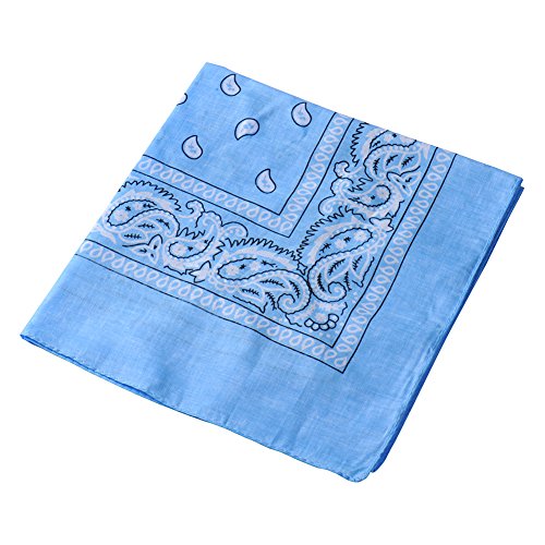 Multifuncional cabeza bufanda Bandana Riding / Ciclismo Head Wrap cuello bufandas al aire libre pañuelo (Blue)
