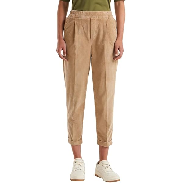 United Colors of Benetton WITH SLANT POCKETS. - Broek - brown/bruin