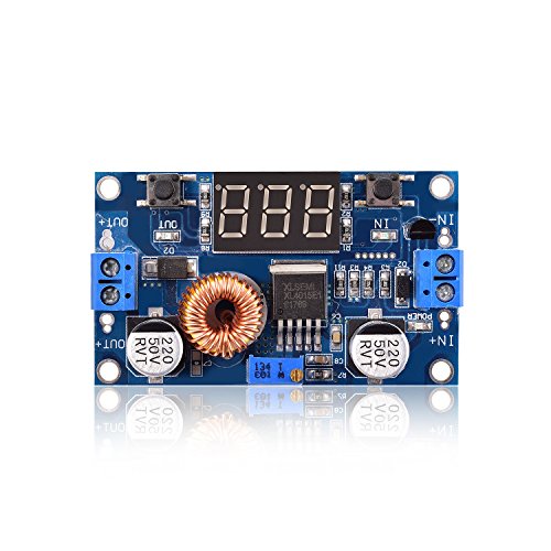 tinxi® 5A 75W DC DC Step down Converter Spannungswandler mit LED Voltmeter - 2