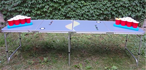 Beer Pong Rack Set mit Bier-Kühlung N-Ice Racks inkl. Zubehör, Bälle & Anleitung - 5