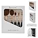 Becoyou Make Up Brushes Oval, Professional Powder Blush Curve Concealer Contour Cream Foundation Blending Makeup Cosmetic Brush Kit, Soft Toothbrush Shape Makeup Eyeliner Eyeshadow Eyebrow Brushes Set