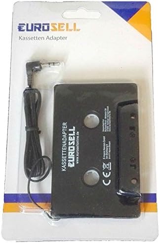 Car Cassette Adapter Tape Cassette Radio Car Stereo Cassette Adapter 3.5 mm Jack for Mobile Phone iPhone Tablet MP3 iPod etc. AUX