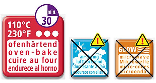 Staedtler 8020-04 Fimo Effect Normalblock, 57 g, nachtleucht - 3