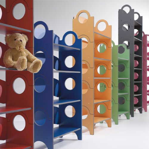 Kids Groovy Children's Shelving System Einzelteil: 70(B) x 46(H) x 33(T) white
