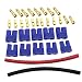 Produktbild 10-tlg Goldstecker 3,5mm EC3 Gold Stecker + 75A Buchse +2x 10mm Schrumpfschlauch