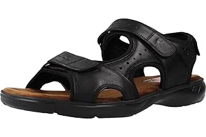 Fluchos - Sandalia de Hombre - Modelo Dozer - Sandalia de Piel - Cierre con Velcro - Color Marrón - Distintas tallas y Colores