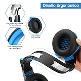 Tsing Auriculares Cascos Gaming de Diadema Abiertos Estéreo con Micrófono...