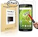 Produktbild iVoler [2 Stücke] Panzerglas Schutzfolie für Motorola Moto X Play [9H Härte] [Anti- Kratzer] [Bläschenfrei] [2.5D Runde Kante]