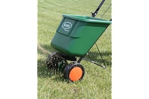 Boston Seeds Seed Spreader Lawn Fertiliser Spreader Rotary Spreader (Each), Green