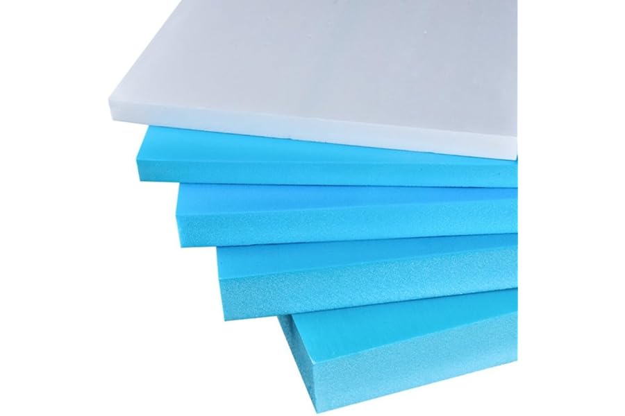 High Density Foam Board for Architectural Models and Sand Tables, Extruded Blue Sponge Template 30x10x2cm, Easy to Cut for Urban Planning and Design (2 Pack)(Blue1 2pcs)