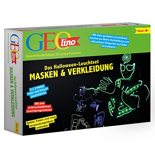 GEOlino Das Halloween-Leuchtset Masken und Verkleidung: Mit dem genialen Leuchtdraht ....