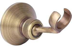 Samfox Adjustable Brass Shower Head Holder Bracket Base for Home Bathroom Accessory