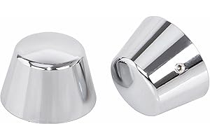 XMMT Motorcycle Chrome Front Axle Nut Cover Caps for Harley Softail Dyna Sportster & touring Electra Road Tour Glide Road king