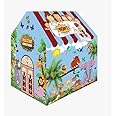 Play House for Kids Jumbo Size Extremely Light Weight, Waterproof Kids Play Tent House for Girls Boys | Water Repellent Big Size | Bis Approved,Multicolor (Zoo Tent House)