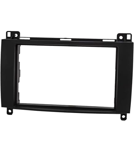 Sound Way Autoradio Installatiekit, 2 DIN adapterframe voor Lancia Y Ypsilon 2006-2011 met grijze steunen