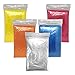 Produktbild 5 x Regenponcho bunt mit Kapuze / wasserdicht / mehrere Farben - Notfallponcho - Regencape
