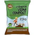 STONEFUR Vermicompost for Plants 25kg | Khaad for Gardening Home | Organic Fertilizer | Compost for Plants Home Garden 25kg