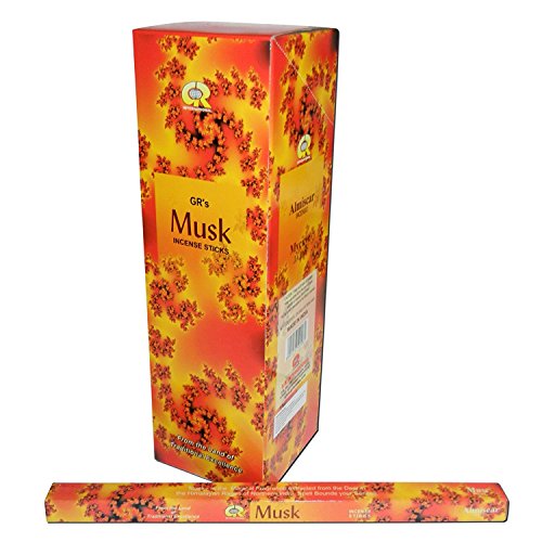 Incienso Musk Almizcle 25 cajas de 8 varillas 200 varillas accesorios Accessoire Ambientador Decoración