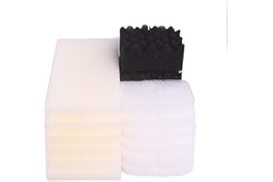 INGVIEE Compatible Paquete de Valor para Fluval 404 405 406 407 Filtro (12x Almohadillas de Poliéster, 6X Bio Foam, 6X Bio Foam Plus)