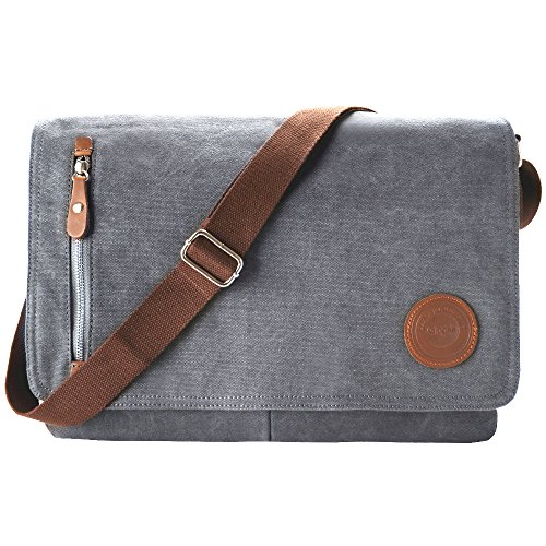 Umh  ngetaschen Herren Notebooktasche 15 6 Zoll Buissnes Taschen Laptoptasche f  r 15 6 Zoll Laptop A4 Ordner Arbeit B  ro Uni mit Laptopfach  Grau 