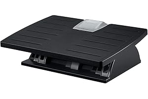 Fellowes 8035001 Office Suitesâ"¢ Microban® Poggiapiedi (larghezza x altezza x profondità) 44,4 x 10,8 x 33,6 mm ergonomico, 