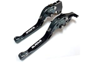 YANG HUA Regolabile Moto Pieghevole Allungabile Freno Frizione Leve Per SUZUKI SFV650 GLADIUS 09 10 11 12 13 CON LOGO GLADIUS