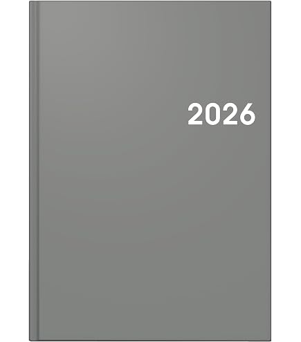 BRUNNEN Agenda De Libro Modelo 796 (2025), 2 Páginas = 1 Semana, A5, 128 Páginas, Cartón Natural, Cáñamo