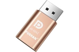 FUERAN HDMI DDC EDID Dummy Plug Headless Ghost Display Emulator Fit Headless-1920x1080-3840 x 2160@60Hz (DP-4K-1P)