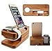 Price comparison product image Bamboo Dock Station Charger Stand Holder For Apple Watch iWatch / iWatch 2 / iPhone 5 / 5S / 5C / SE / 6 / 6 Plus / 6S / 6S Plus / 7 / 7 Plus (AW0001)