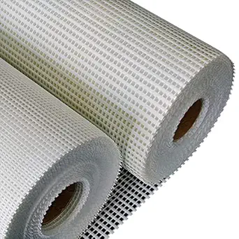 Buildingshop Fiber Glass Mesh Sheet Tape For Waterproofing to Roof/Crack Patch/Wall Repair/Fiber Wall Coating/Plastering mesh | Murga Jali (145 GSM (12 INCH X 50 METER))