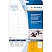 Produktbild Herma 4232 Siegeletiketten Sicherheitsetiketten, extrem stark haftend (45,7 x 21,2 mm) weiß, 1.200 Folien-Etiketten, 25 Blatt DIN A4 Klebefolie matt, bedruckbar, selbstklebend