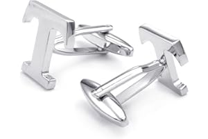 HONEY BEAR Bouton De Manchette La Lettre Alphabet Homme Chemise Poignet Col En Cadeaux de Mariage d'affaires