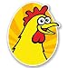 Produktbild 2 x Huhn Vinyl Aufkleber Aufkleber Laptop Reise Gepäck Auto Ipad Schild Fun # 4624 - 20cm/200mm Wide