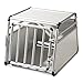 Produktbild EUGAD Alu Hundetransportbox Hundebox Hundekäfig Autobox Reisebox Box 1 Türig 65 * 90 * 69 cm 0058HT