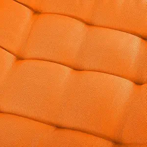 Atootfusion Cotton Square 4 Inch Thick Lightweight Cushion for Table Stool Back Seat Cushion Yoga Chair Pad for Indoor/Outdoor Home Office Garden D�cor (40X40X8 cm) 01 Count (Orange)