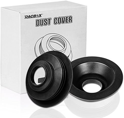 RACBOX Headlight Universal Anti-dust Cover Rubber Seal Housing Cap for Xenon HID LED Car Light Bulbs Dustproof 32mm Pack of 2