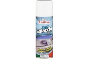 RHÜTTEN Antighiaccio No Frost, Scioglie Velocemente il Ghiaccio dalla Carrozzeria dell'Auto (Parabrezza, Serrature, Tergicristallo), Protegge e Ostacola la Formazione del Ghiaccio, 200ml