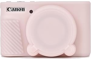 Aiyraa Canon Powershot SX740 HS Hülle Weiche Silikon Schutzhülle Kratzfeste Abdeckung Mit Abnehmbarer Objektivabdeckung Für Canon SX740 SX730 HS Kamera