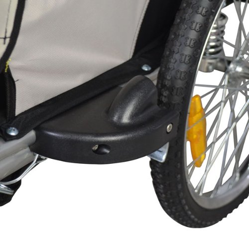 Vollgefederter Kinderfahrradanhänger mit Joggerfunktion Fahrradanhänger Exclusiv 504S-01 - 5