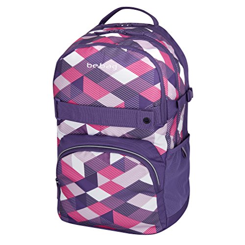 Preisvergleich Produktbild Herlitz 11410339 Schulrucksack be.bag cube, Purple Checked