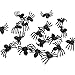 Produktbild JYJM 20 PC Halloween Kunststoff Schwarz Spinne Scherzen Spielzeug Dekoration Realistisch Halloween Spielzeug Halloween Spinne Requisiten Halloween Horror Spinne Spielzeug Halloween Lustige Tier Spielzeug