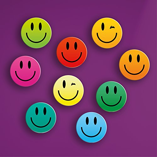 Eurographics MB-MAG1036 Memo Board Smiley Magnets - 2